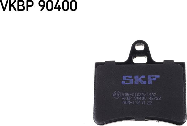 SKF VKBP 90400 - Kit pastiglie freno, Freno a disco www.autoricambit.com