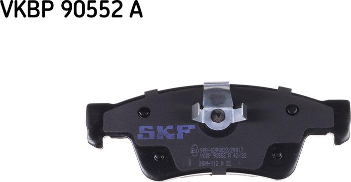 SKF VKBP 90552 A - Kit pastiglie freno, Freno a disco www.autoricambit.com