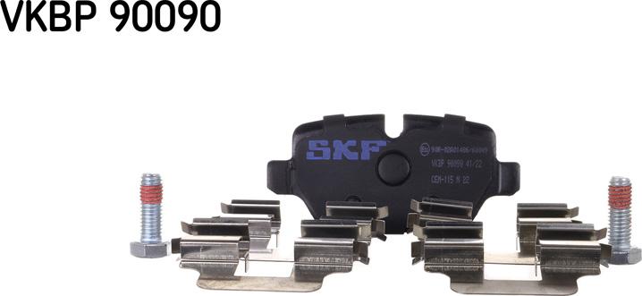 SKF VKBP 90090 - Kit pastiglie freno, Freno a disco www.autoricambit.com
