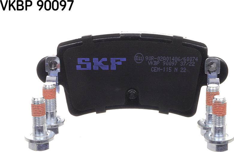 SKF VKBP 90097 - Kit pastiglie freno, Freno a disco www.autoricambit.com