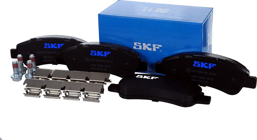 SKF VKBP 90045 - Kit pastiglie freno, Freno a disco www.autoricambit.com