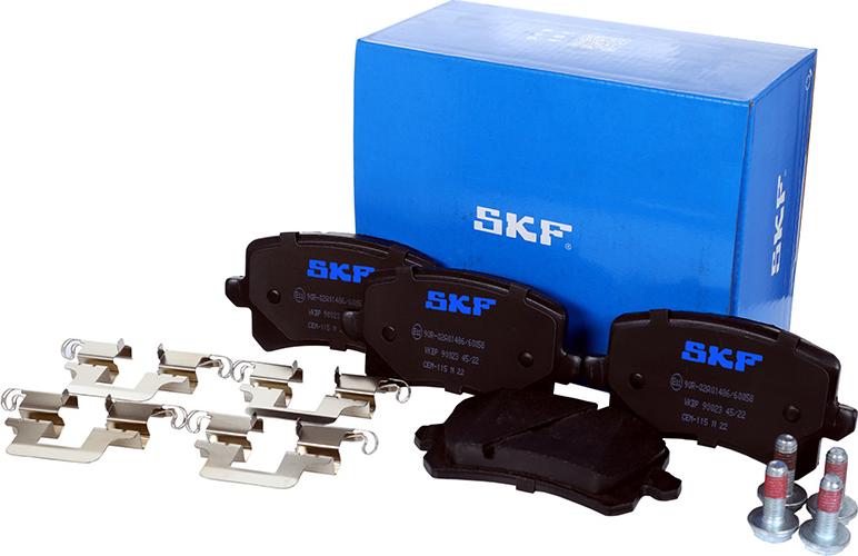 SKF VKBP 90023 - Kit pastiglie freno, Freno a disco www.autoricambit.com