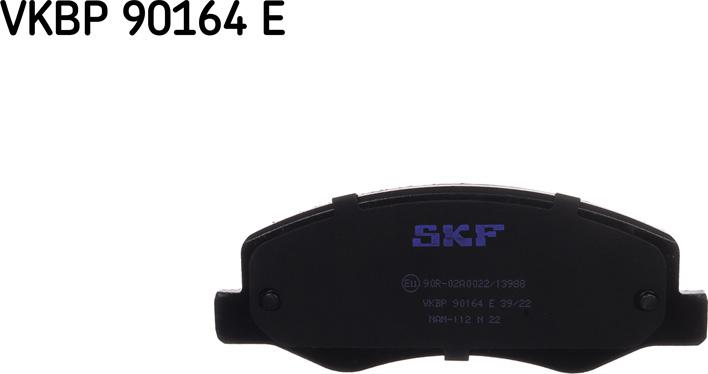 SKF VKBP 90164 E - Kit pastiglie freno, Freno a disco www.autoricambit.com