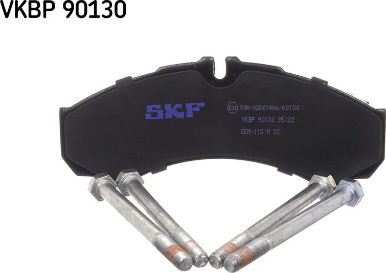 SKF VKBP 90130 - Kit pastiglie freno, Freno a disco www.autoricambit.com
