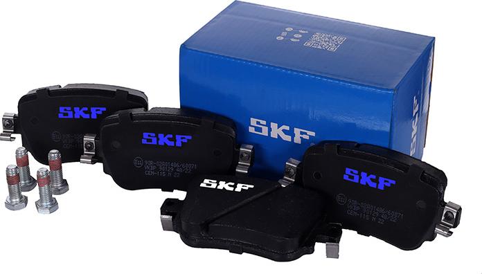 SKF VKBP 90129 - Kit pastiglie freno, Freno a disco www.autoricambit.com