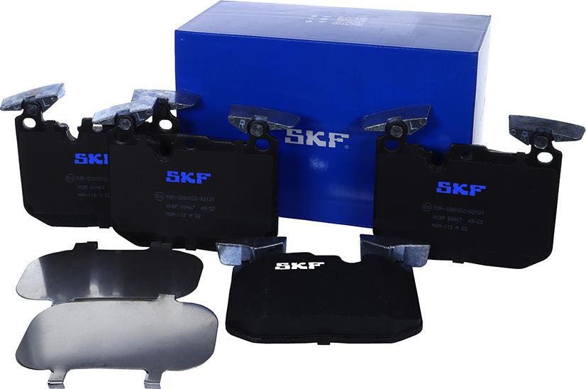 SKF VKBP 80467 - Kit pastiglie freno, Freno a disco www.autoricambit.com