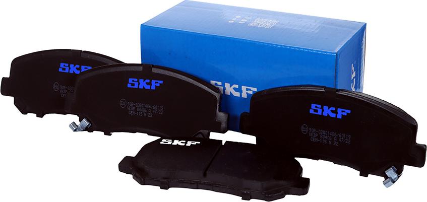 SKF VKBP 80406 A - Kit pastiglie freno, Freno a disco www.autoricambit.com