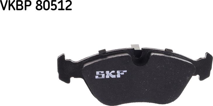 SKF VKBP 80512 - Kit pastiglie freno, Freno a disco www.autoricambit.com