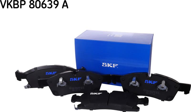 SKF VKBP 80639 A - Kit pastiglie freno, Freno a disco www.autoricambit.com