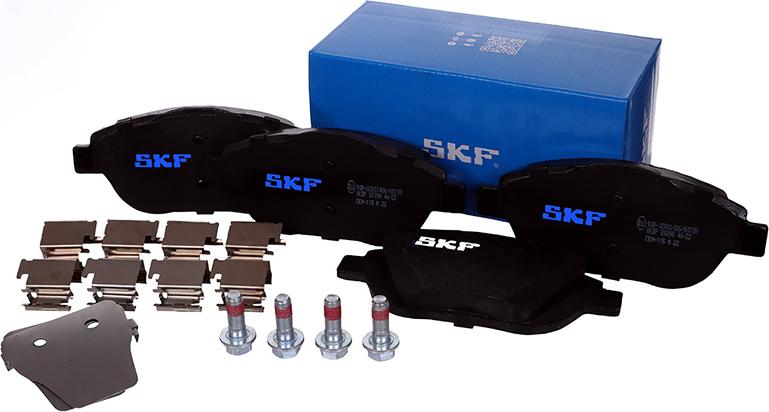 SKF VKBP 80098 - Kit pastiglie freno, Freno a disco www.autoricambit.com