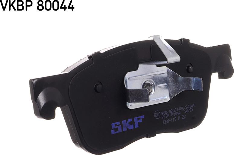 SKF VKBP 80044 - Kit pastiglie freno, Freno a disco www.autoricambit.com