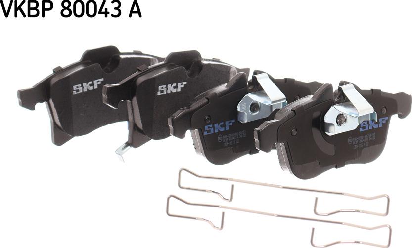 SKF VKBP 80043 A - Kit pastiglie freno, Freno a disco www.autoricambit.com