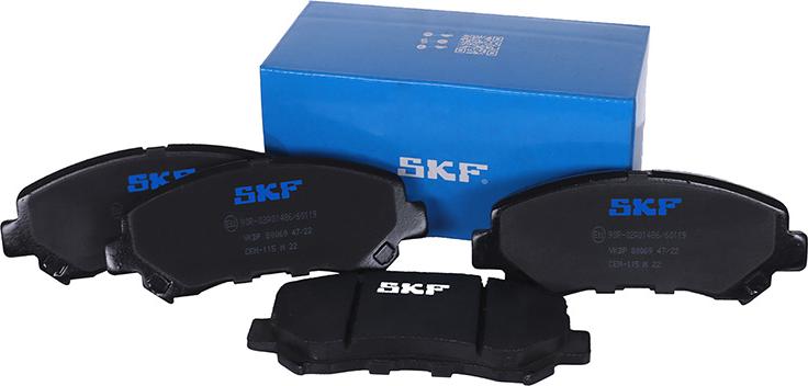 SKF VKBP 80069 - Kit pastiglie freno, Freno a disco www.autoricambit.com