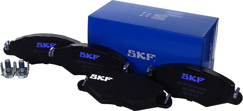 SKF VKBP 80064 - Kit pastiglie freno, Freno a disco www.autoricambit.com