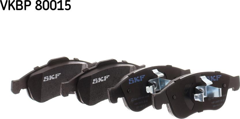 SKF VKBP 80015 - Kit pastiglie freno, Freno a disco www.autoricambit.com