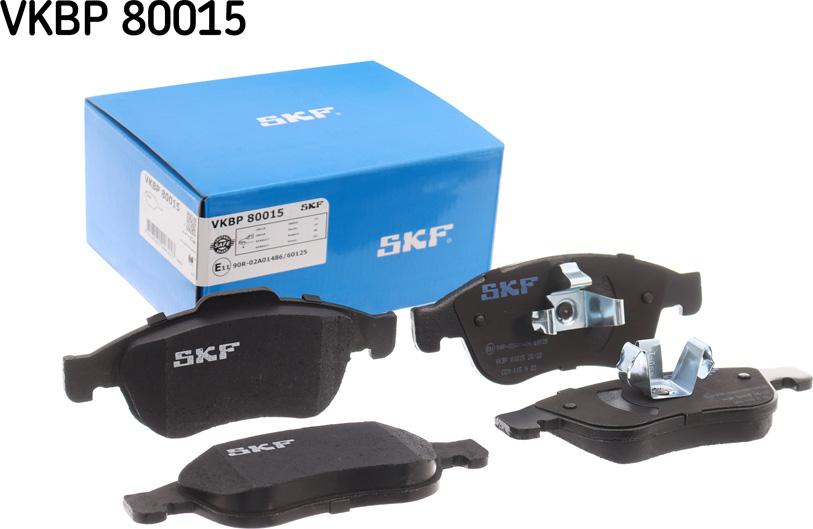 SKF VKBP 80015 - Kit pastiglie freno, Freno a disco www.autoricambit.com