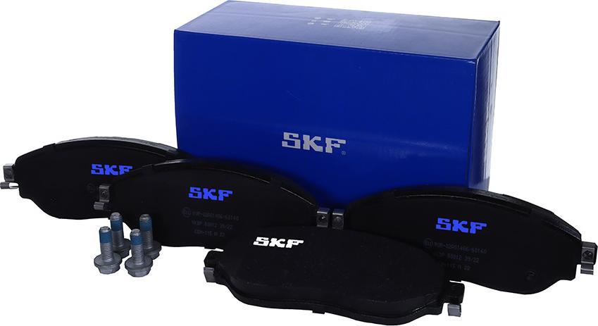 SKF VKBP 80012 - Kit pastiglie freno, Freno a disco www.autoricambit.com