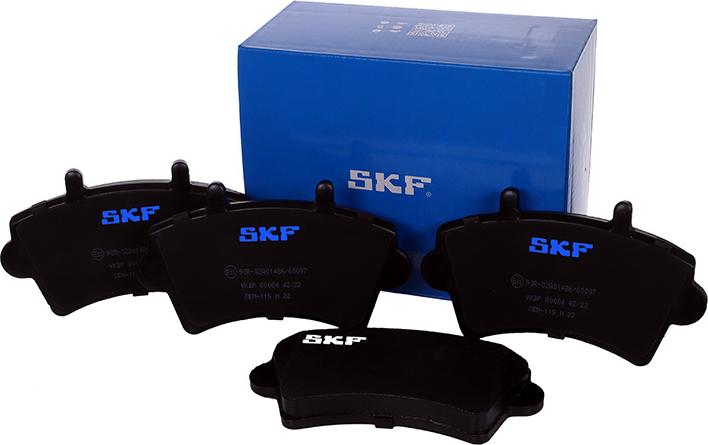 SKF VKBP 80084 - Kit pastiglie freno, Freno a disco www.autoricambit.com