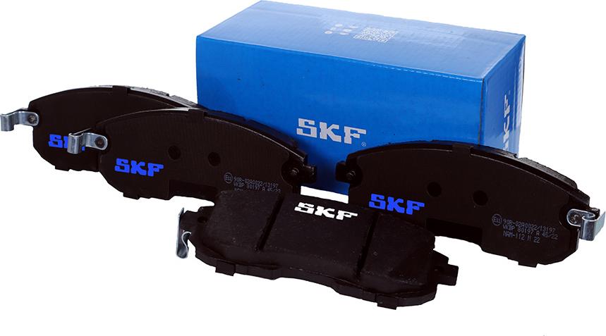 SKF VKBP 80197 A - Kit pastiglie freno, Freno a disco www.autoricambit.com