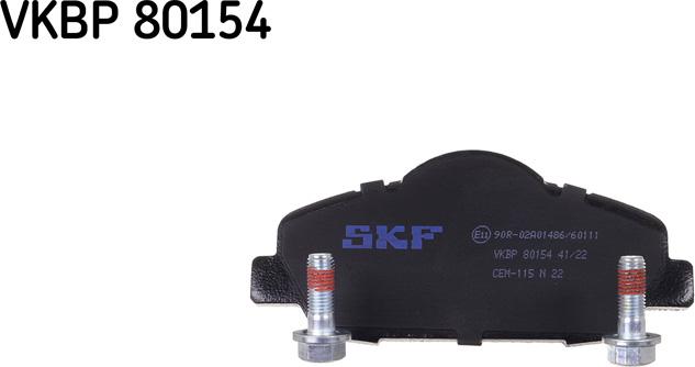 SKF VKBP 80154 - Kit pastiglie freno, Freno a disco www.autoricambit.com