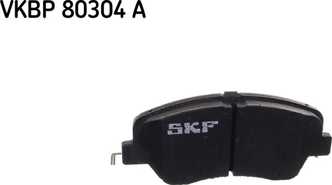 SKF VKBP 80304 A - Kit pastiglie freno, Freno a disco www.autoricambit.com