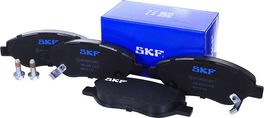 SKF VKBP 80322 A - Kit pastiglie freno, Freno a disco www.autoricambit.com
