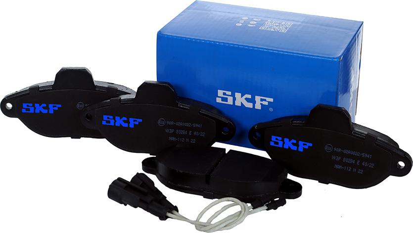 SKF VKBP 80284 E - Kit pastiglie freno, Freno a disco www.autoricambit.com