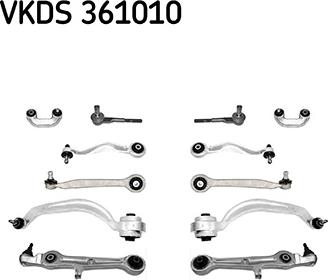 SKF VKDS 361010 - Kit riparazione, Sospensione ruota www.autoricambit.com