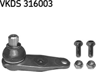 SKF VKDS 316003 - Giunto di supporto / guida www.autoricambit.com