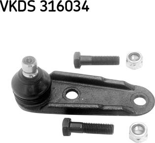 SKF VKDS 316034 - Giunto di supporto / guida www.autoricambit.com