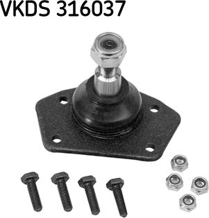 SKF VKDS 316037 - Giunto di supporto / guida www.autoricambit.com