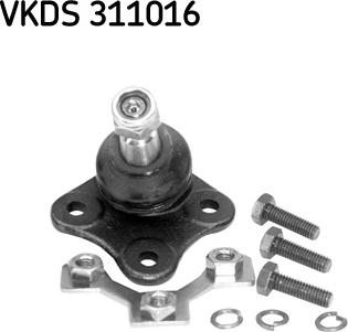 SKF VKDS 311016 - Giunto di supporto / guida www.autoricambit.com