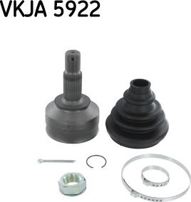 SKF VKJA 5922 - Kit giunti, Semiasse www.autoricambit.com