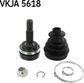 SKF VKJA 5618 - Kit giunti, Semiasse www.autoricambit.com