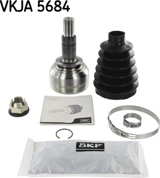 SKF VKJA 5684 - Kit giunti, Semiasse www.autoricambit.com