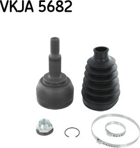 SKF VKJA 5682 - Kit giunti, Semiasse www.autoricambit.com