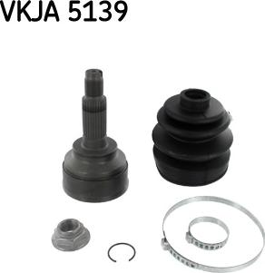 SKF VKJA 5139 - Kit giunti, Semiasse www.autoricambit.com