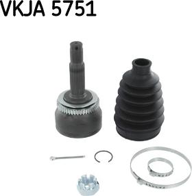 SKF VKJA 5751 - Kit giunti, Semiasse www.autoricambit.com