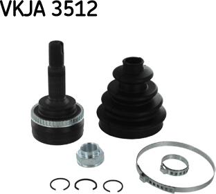 SKF VKJA 3512 - Kit giunti, Semiasse www.autoricambit.com