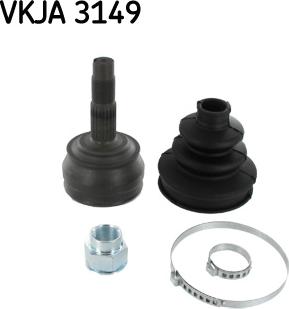 SKF VKJA 3149 - Kit giunti, Semiasse www.autoricambit.com