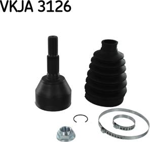 SKF VKJA 3126 - Kit giunti, Semiasse www.autoricambit.com