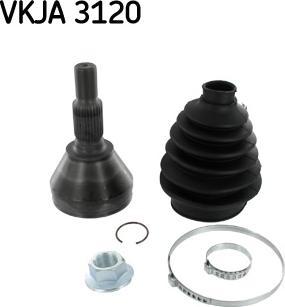 SKF VKJA 3120 - Kit giunti, Semiasse www.autoricambit.com