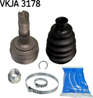 SKF VKJA 3178 - Kit giunti, Semiasse www.autoricambit.com