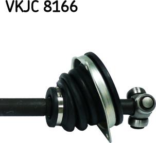 SKF VKJC 8166 - Albero motore/Semiasse www.autoricambit.com