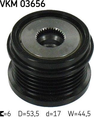 SKF VKM 03656 - Puleggia cinghia, Alternatore www.autoricambit.com