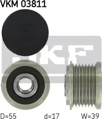 SKF VKM 03811 - Puleggia cinghia, Alternatore www.autoricambit.com