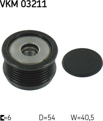 SKF VKM 03211 - Puleggia cinghia, Alternatore www.autoricambit.com