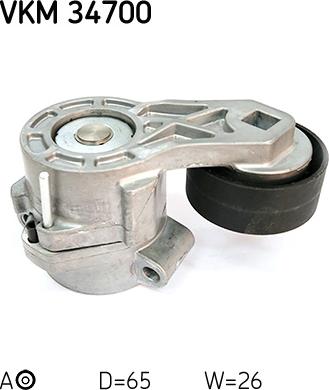 SKF VKM 34700 - Galoppino/Guidacinghia, Cinghia Poly-V www.autoricambit.com