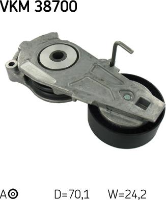 SKF VKM 38700 - Galoppino/Guidacinghia, Cinghia Poly-V www.autoricambit.com