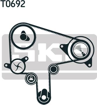 SKF VKMA 94919 - Kit cinghie dentate www.autoricambit.com